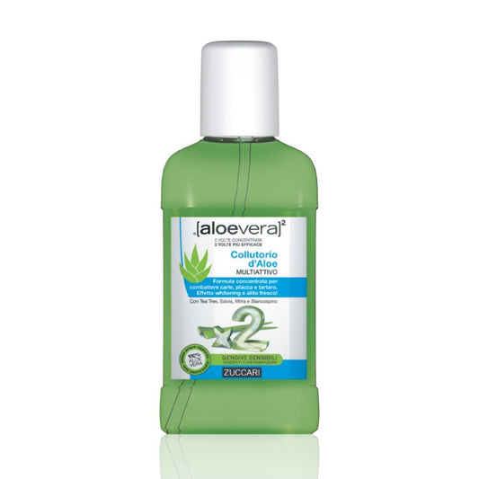 ZUCCARI Aloevera 2, Liquido Collutorio Multiattivo - 250 ml
