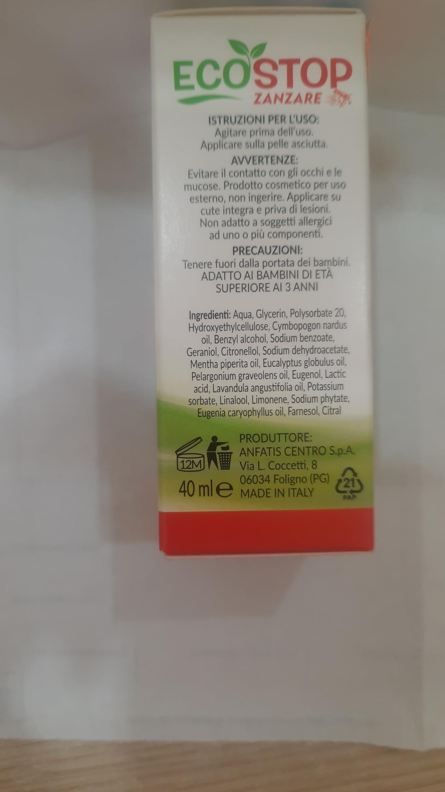 ECOSTOP ZANZARE BAMBINI GEL ROLL ON