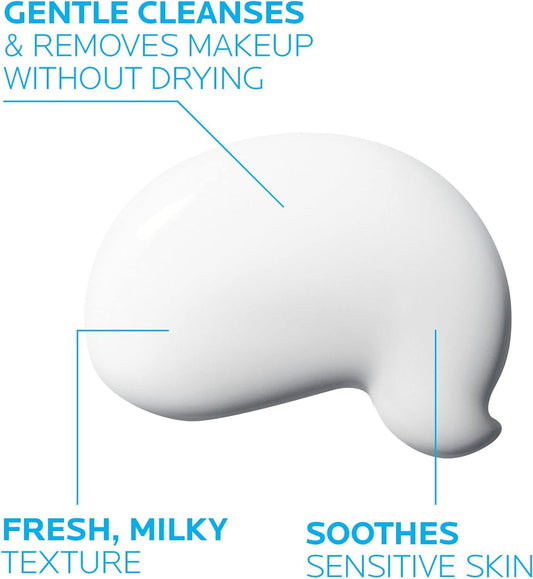La Roche Posay Toleriane, Fluido Detergente e Struccante, Per Pelle Sensibile e Reattiva, Pelle Detersa a Fondo e Lenita, Irritazioni e Rossori Ridotti, Con Glicerina Idratante, 200 ml
