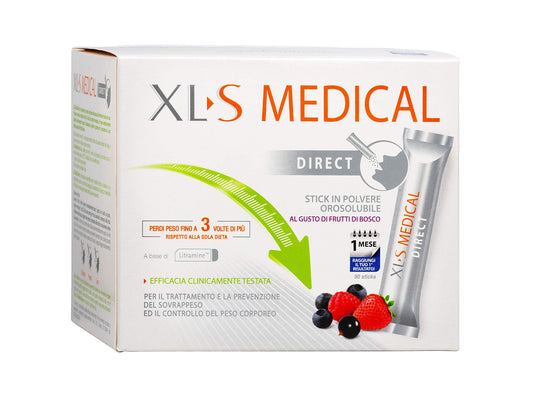 Xls Medical Direct a Base di Litramine Trattamento per la Perdita di Peso My Nudge Plan App Incluso, Bustine Orosolubili, 90 Stick, 90 unità, 1