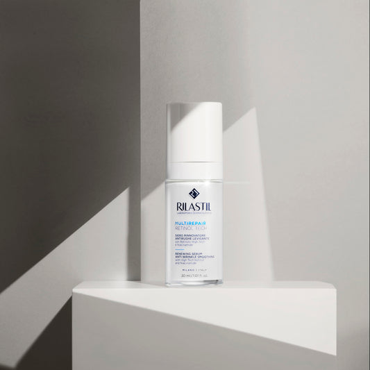 Rilastil Multirepair Retinol Tech - Siero rinnovatore antirughe levigante, 30 ml