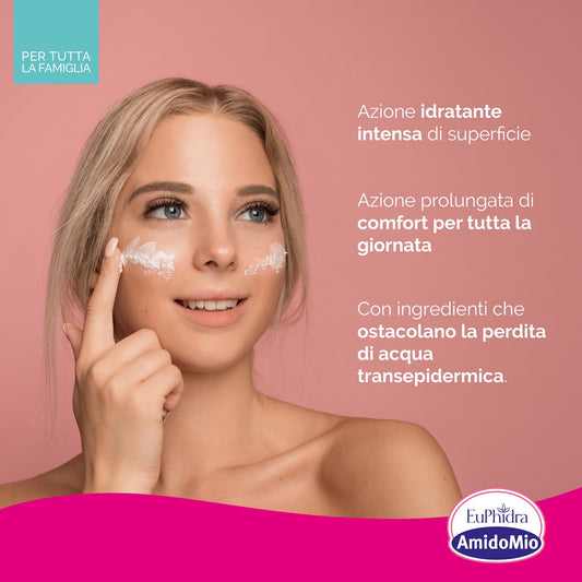 Euphidra - AmidoMio Crema Idratante con Amido di Riso e Acido Ialuronico