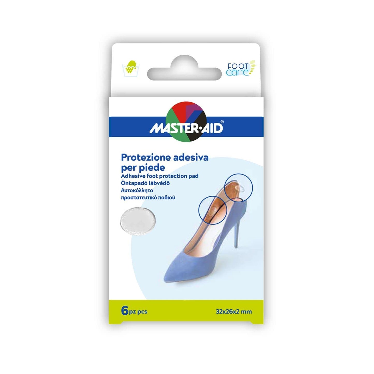 FOOT CARE PROTEZIONE GEL ADESIVA 6PZ (SCARPA)