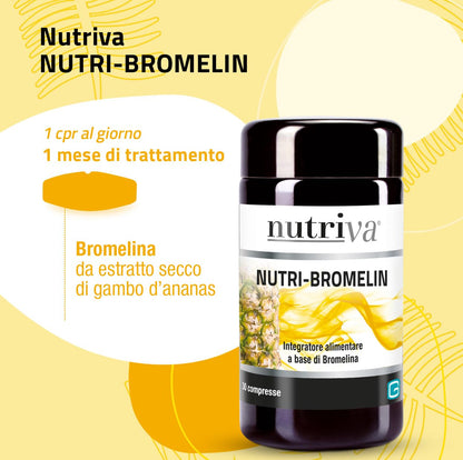 NUTRIVA Nutri-bromelin Integratore Alimentare A Base Di Bromelina