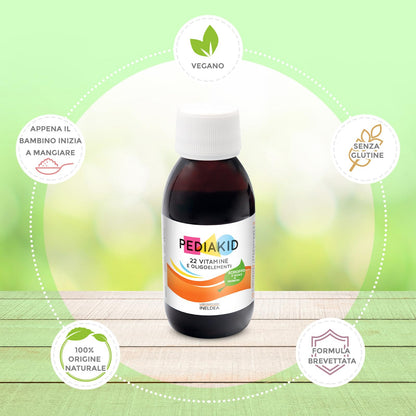 PEDIAKID - 22 Vitamine e Oligoelementi