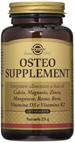 Solgar Osteo Supplement Integratore Alimentare 120 Tavolette