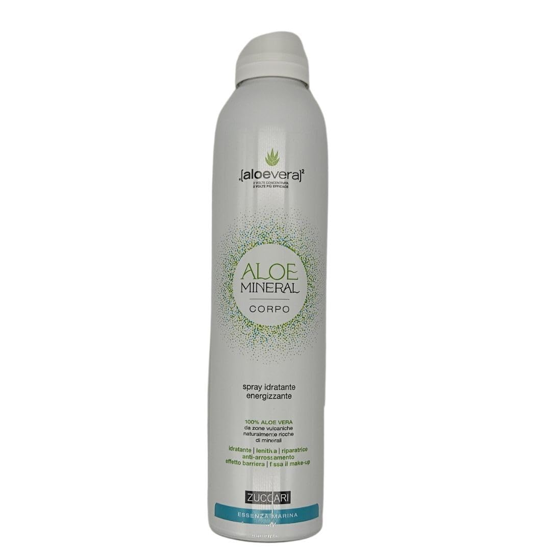 Zuccari - Aloe Mineral Corpo Spray 250ml - Essenza Marina - Idratante Energizzante