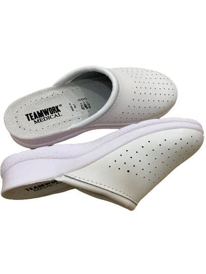 Ciabatte Sanitarie Anatomica Donna Bianco Scarpe Pantofole Made in Italia