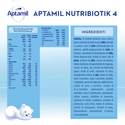 APTAMIL 4 - Latte di Crescita in Polvere per Bambini dai 24 mesi - Formato Convenienza da 3600 grammi (3 confezioni da 1200g)