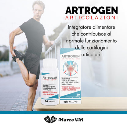 Marco Viti Artrogen Articolazioni Integratore Alimentare 60 Perle Soft gel, 98.4 grammo, 1