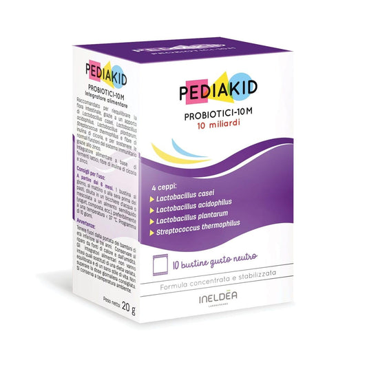 PEDIAKID - Probiotici-10M - Riequilibra la flora intestinale