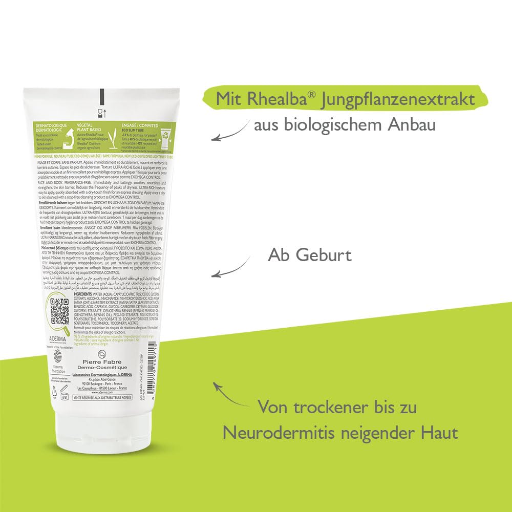 EXOMEGA CONTROL CREMA 2 200 ML