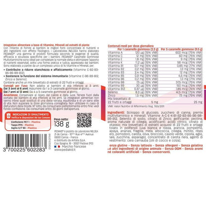 PEDIAKID - Caramelle Gommose Multivitaminiche