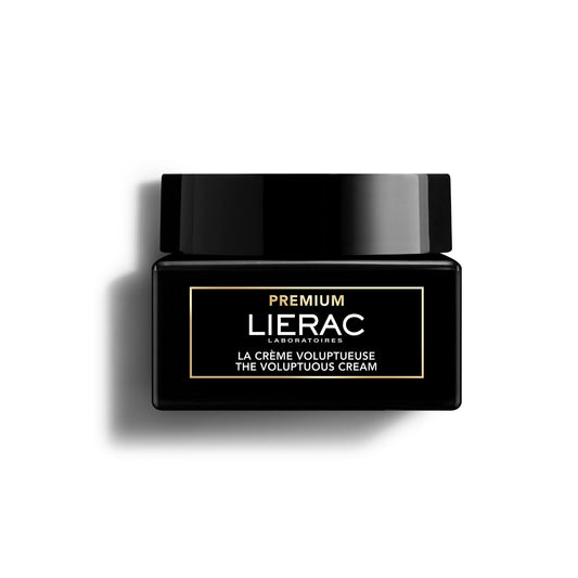 Lierac Premium Voluptueuse Crema Viso Anti età, Nutriente Tonificante con Acido Ialuronico e Niacinamide, per Pelle Secca, Formato 50 ml