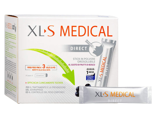Xls Medical Direct a Base di Litramine Trattamento per la Perdita di Peso My Nudge Plan App Incluso, Bustine Orosolubili, 90 Stick, 90 unità, 1