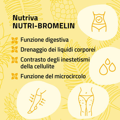 NUTRIVA Nutri-bromelin Integratore Alimentare A Base Di Bromelina