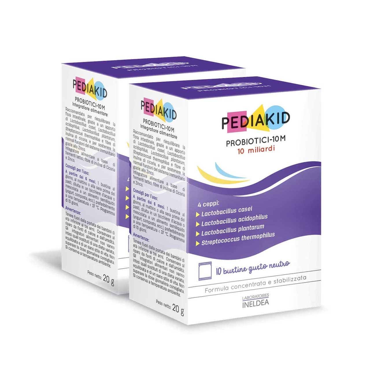 PEDIAKID - Probiotici-10M - Riequilibra la flora intestinale