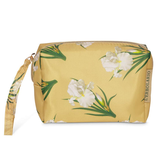 L'Erbolario - Iris Bianco Beauty Pochette Bocciolo - BagnoCrema e Crema Profumata per il Corpo - Edizione limitata con Pochette in Tessuto