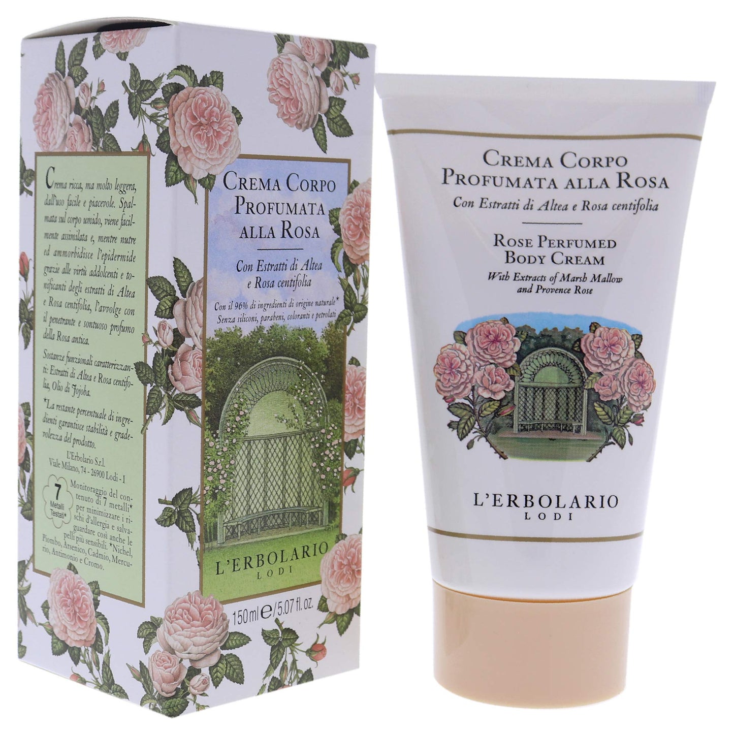 ERBOLARIO CREMA PROFUMATA ROSA 150 ML