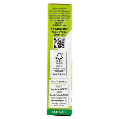 Equilibra Integratori Alimentari, Alga Snella, a Base di Estratto di Alga Bruna e Betulla con Centella a Alga Spirulina, Favorisce il Drenaggio dei Liquidi e il Metabolismo, 75 compresse