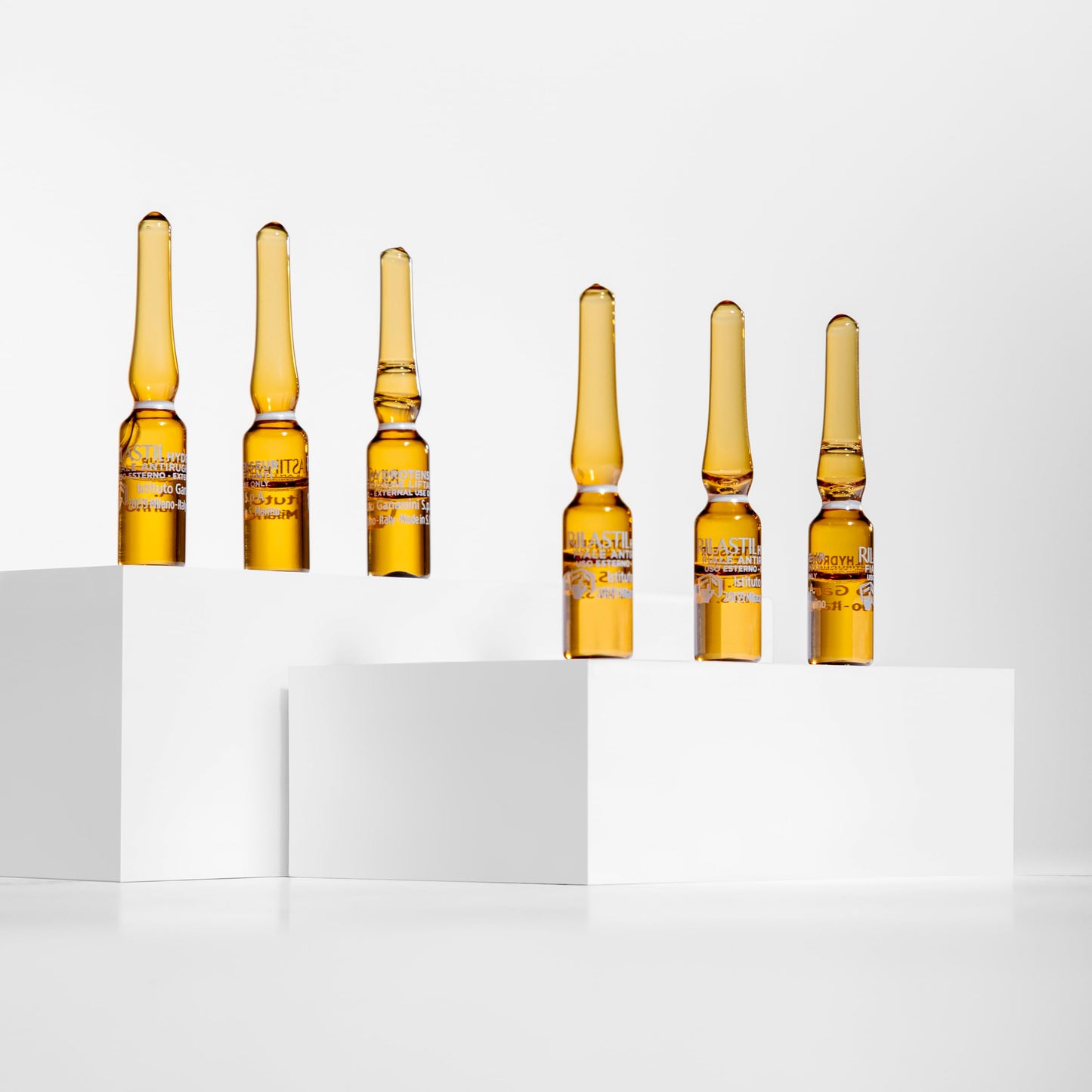 Rilastil Hydrotenseur Fiale Antirughe Liftanti, Trattamento Urto Concentrato, Effetto Lifting, Texture Ultra Leggera a Rapido Assorbimento, Confezione de 7x1 ml