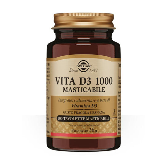 Solgar Vita D3 1000 Masticabile