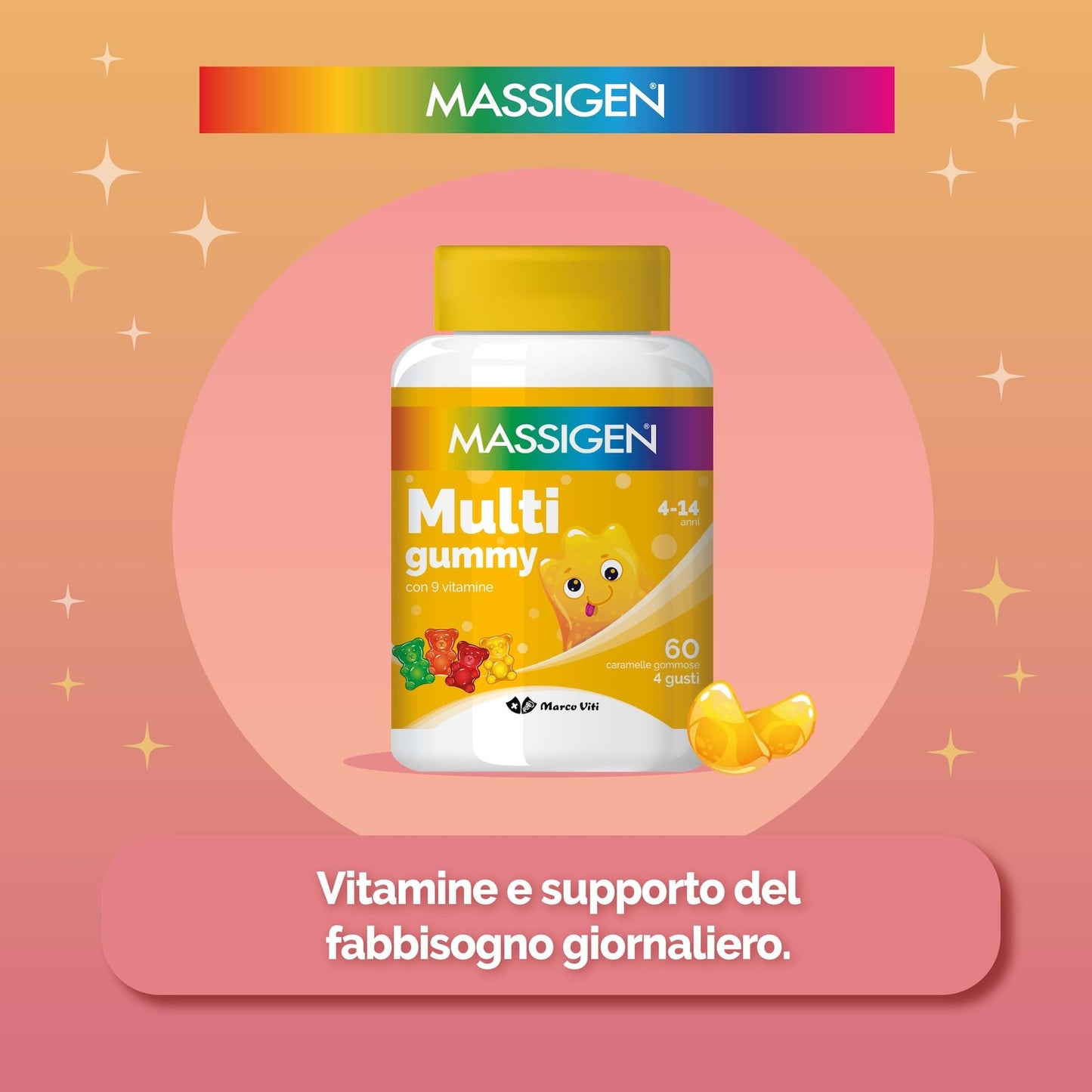 Massigen - Multi Gummy, Multivitaminico - Variante