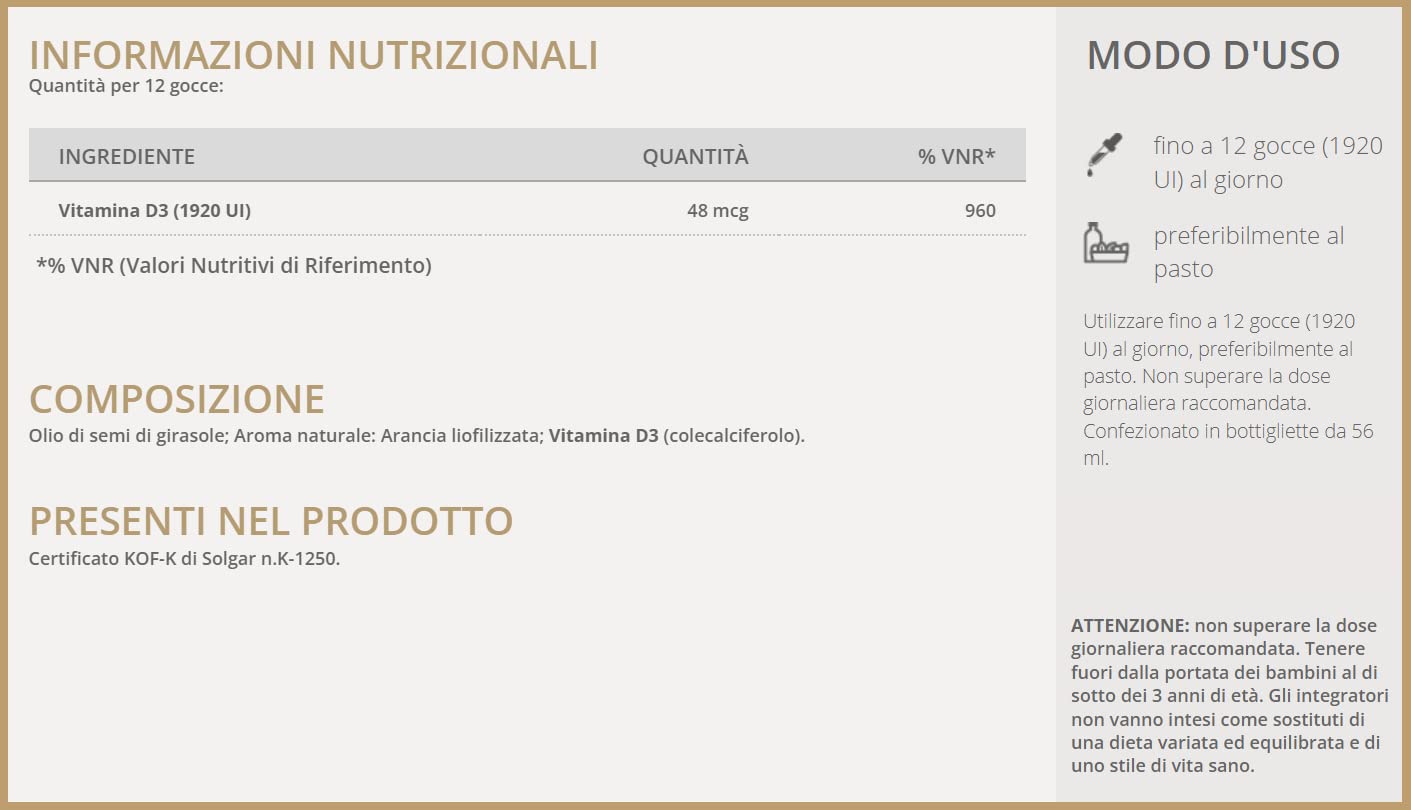 Solgar Liquid Vita D3