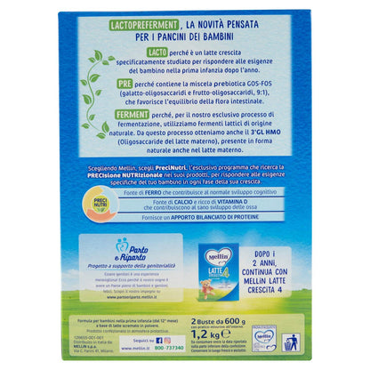 Mellin Latte Crescita 3, in Polvere, 1200g