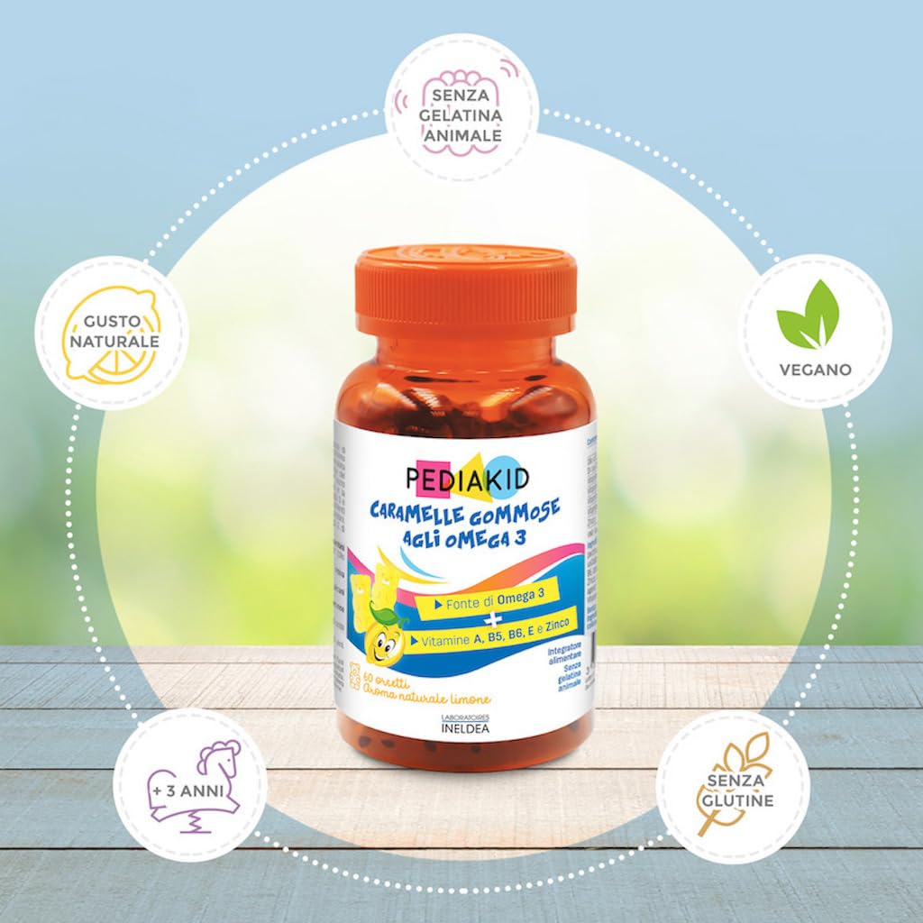 PEDIAKID - Caramelle Gommose Omega 3