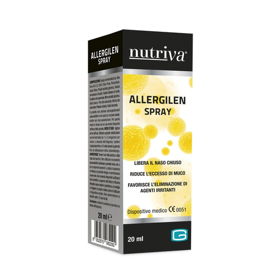 NUTRIVA Allergilen Allergie da Polline, Aloe Vera, Propoli, Eucalipto e Ribes