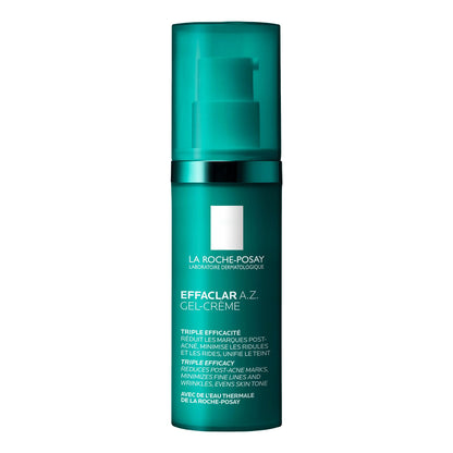 La Roche-Posay Effaclar A.Z. Gel-Cream, Trattamento Anti-Imperfezioni e Anti-Invecchiamento, Purifica la Pelle, Corregge le Macchie Pigmentarie, Arricchito con Acido Azelaico e Acido Ialuronico, 40 ml