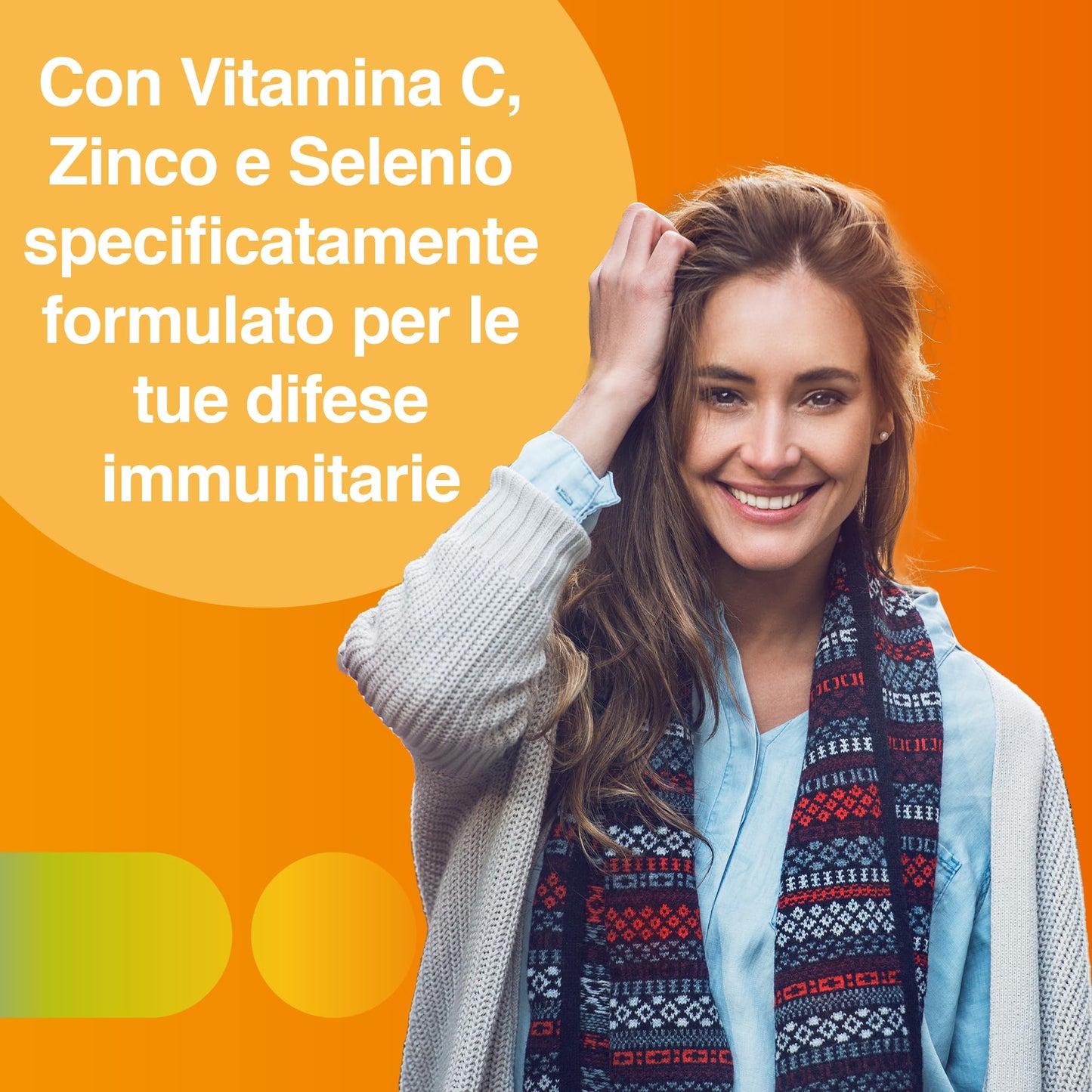 Multicentrum Immunità&Difesa Integratore Alimentare con Vitamina C, Sambuco Nero e Zinco per un Supporto alle Naturali Difese Immunitarie dell'Organismo, per Adulti, 30 Capsule
