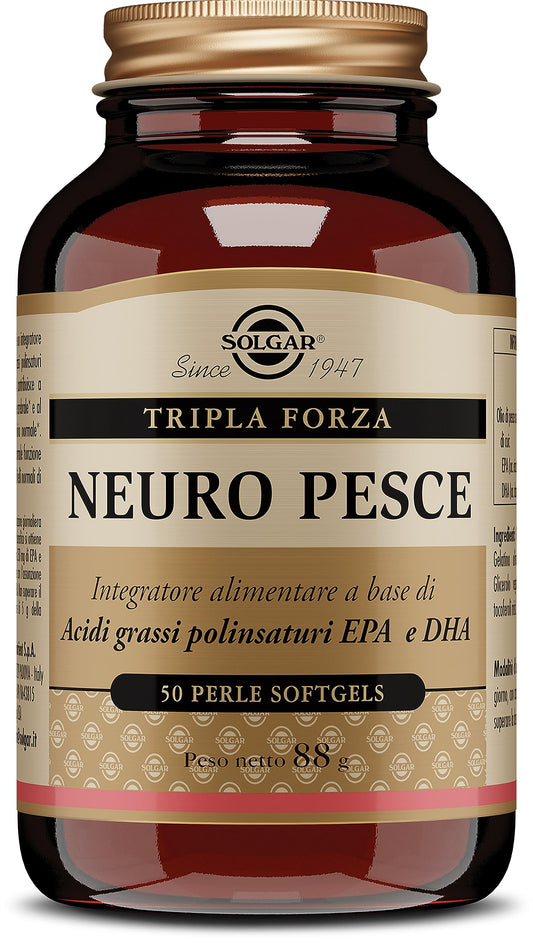 Solgar Neuro Pesce, 50 perle softgels, Peso netto: 88g