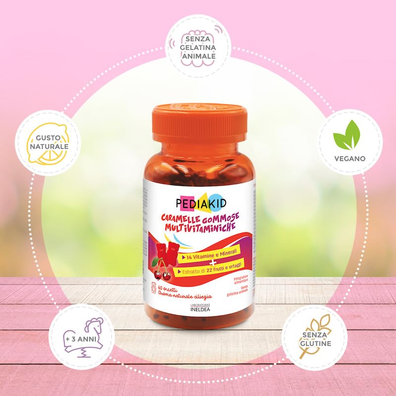 PEDIAKID - Caramelle Gommose Multivitaminiche