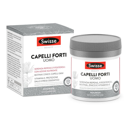 Swisse Capelli Forti Integratore Alimentare che Combina Vitamine, Minerali e Ingredienti di Origine Naturale