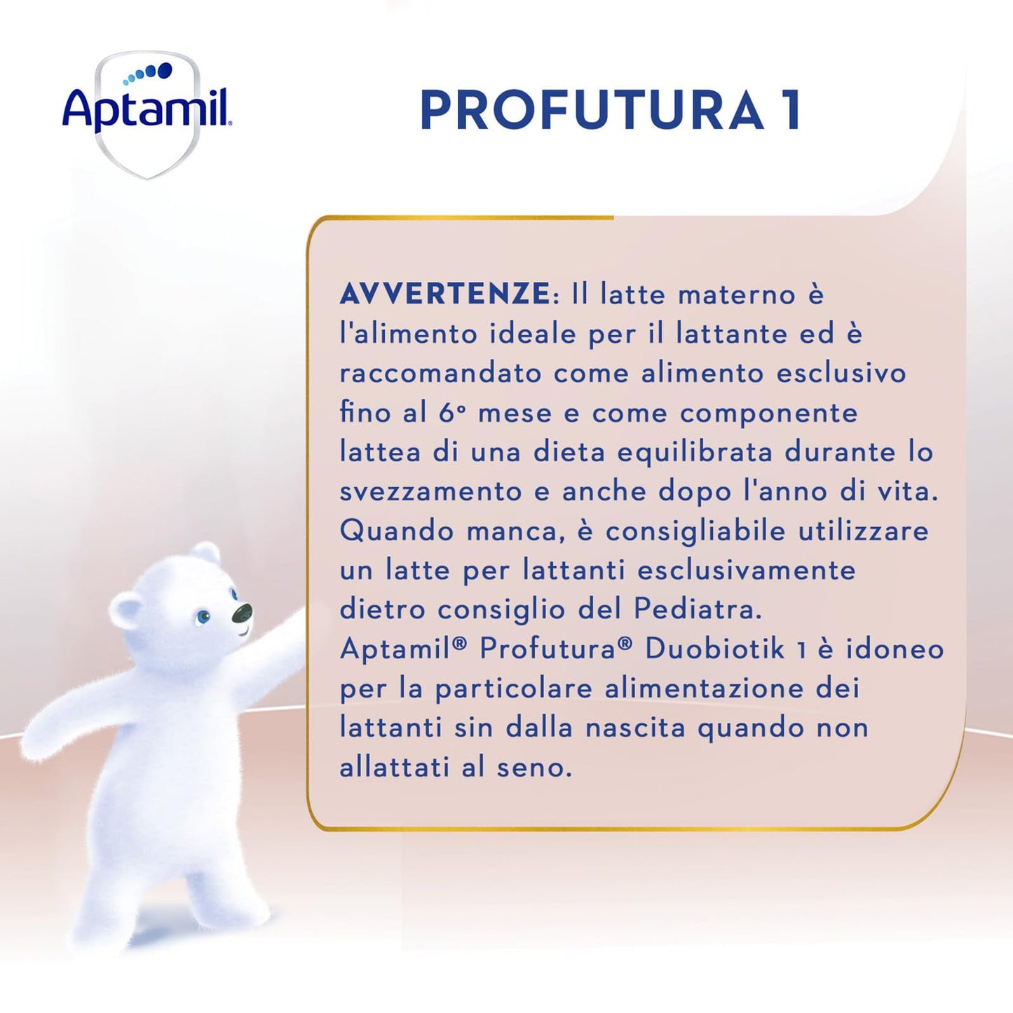 APTAMIL PROFUTURA Duobiotik 1 - Latte in polvere per Lattanti dalla Nascita al 6° mese - 3200 grammi (4 confezioni da 800g)