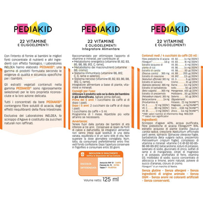PEDIAKID - 22 Vitamine e Oligoelementi
