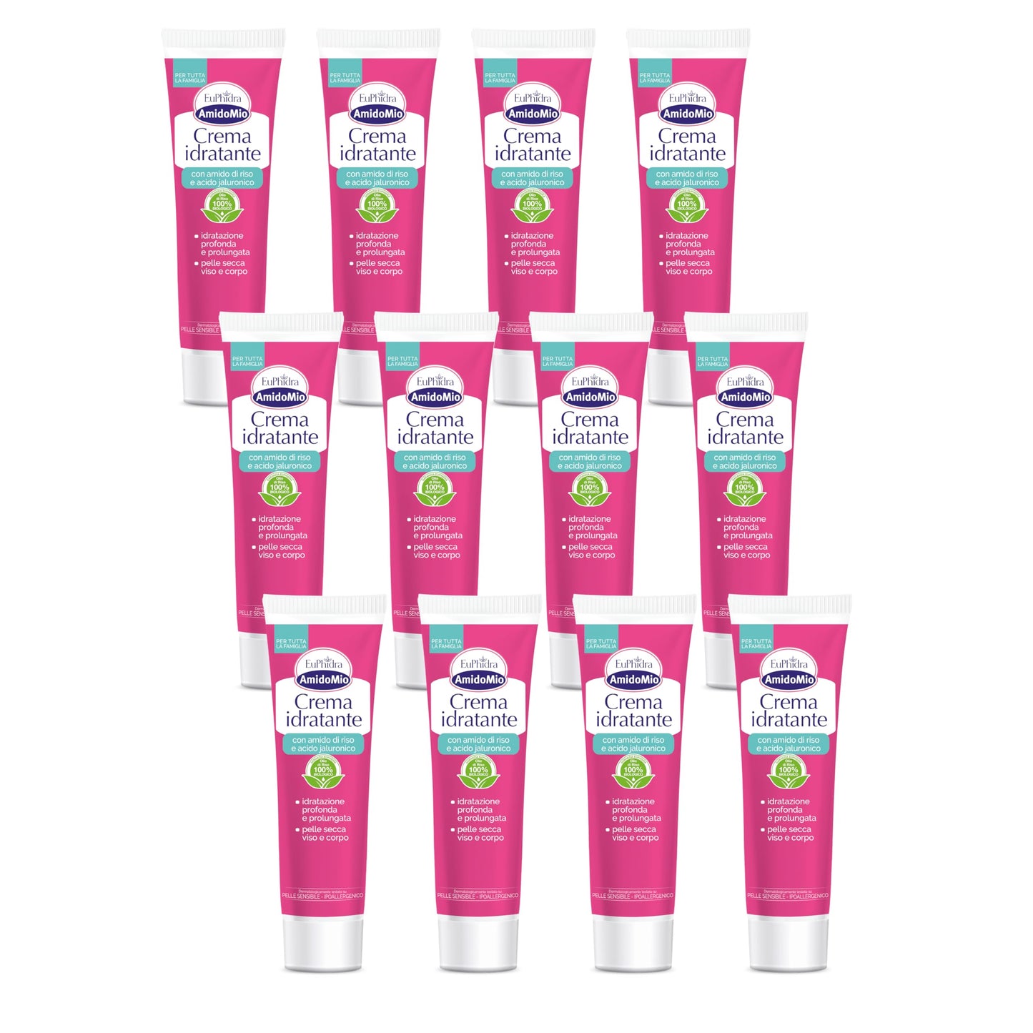 Euphidra - AmidoMio Crema Idratante con Amido di Riso e Acido Ialuronico