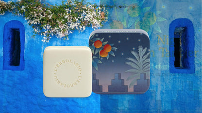 L'Erbolario Notte a Tangeri Sapone 100 g Ed.Lim. con scatola di latta 100 g
