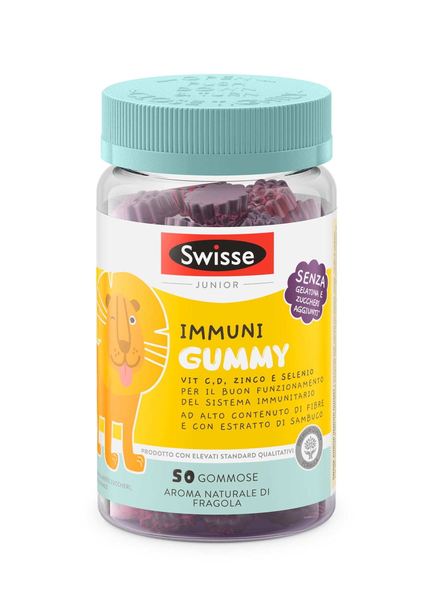 SWISSE JUNIOR IMMUNI GUMMY 50 GOMMOSE