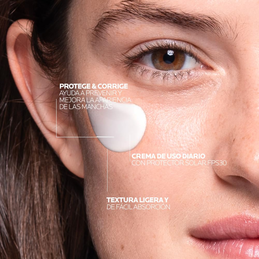 La Roche Posay Mela B3, Trattamento Correttivo Anti-Macchie SPF 30, Per Tutti i Tipi di Pelle, Azione Protettiva Anti-UVA e UVB, Azione Anti-Ricomparsa, Arricchito con Melasyl e Niacinamide, 40 ml