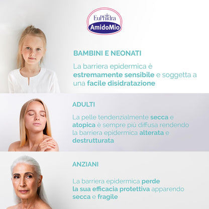 Euphidra - AmidoMio Crema Idratante con Amido di Riso e Acido Ialuronico