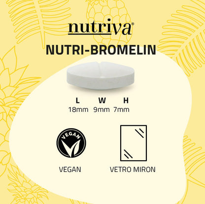 NUTRIVA Nutri-bromelin Integratore Alimentare A Base Di Bromelina
