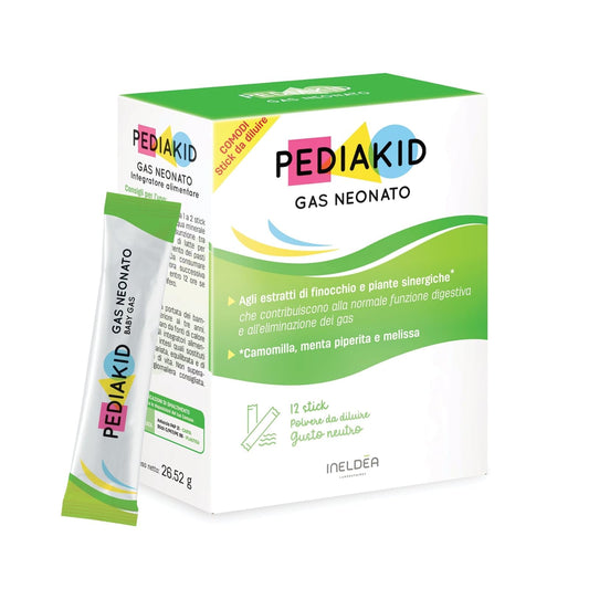 PEDIAKID - Gas Neonato - Estratti di piante e fibre