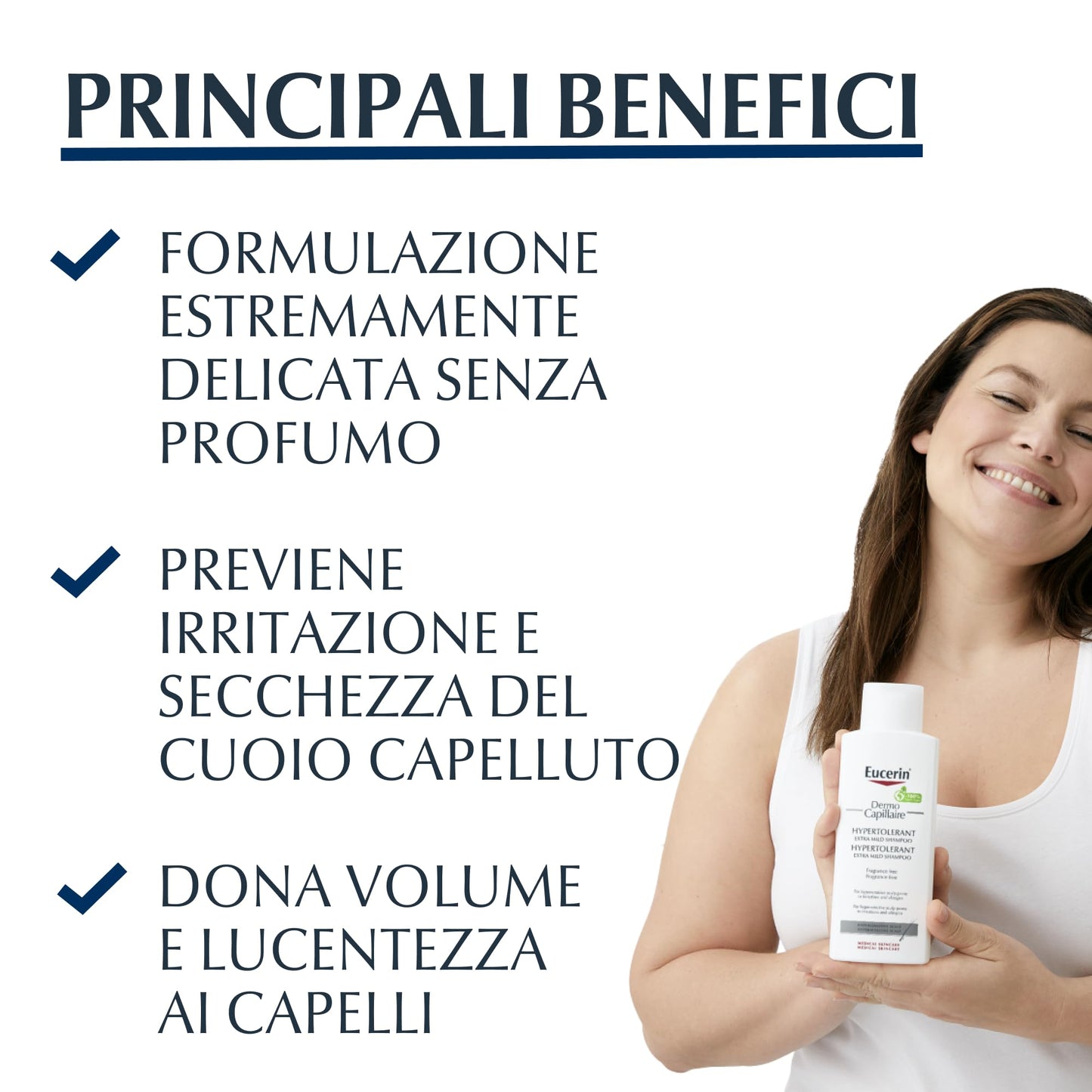 Eucerin DermoCapillaire Hypertolerant Shampoo, 250 ml Shampoo