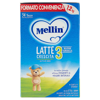 Mellin Latte Crescita 3, in Polvere, 1200g