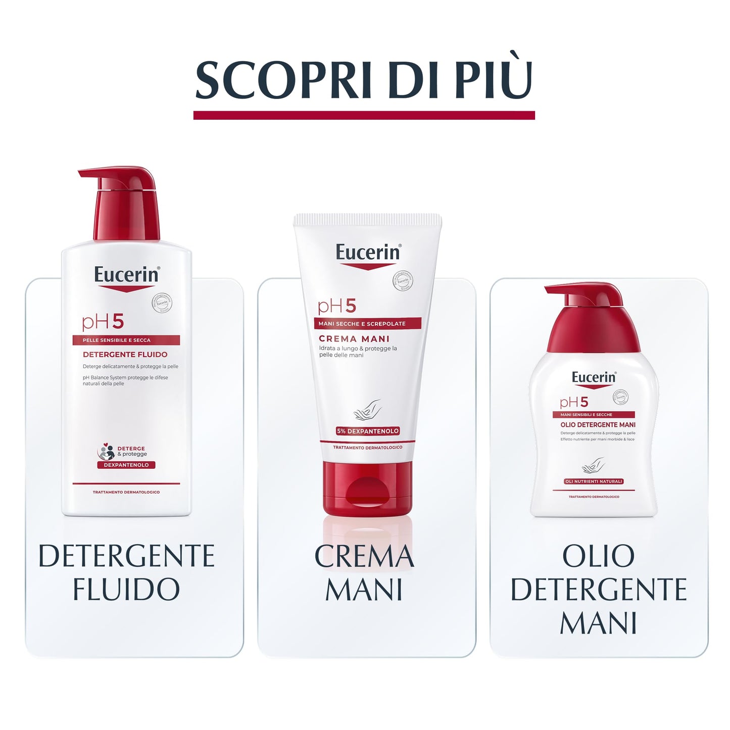 Eucerin pH5 Crema Gel Idratante 350 ml, Crema idratante corpo dalla texture ultra leggera ad assorbimento rapido, Gel corpo con Dexpantenolo e Glicerina per pelle secca e sensibile