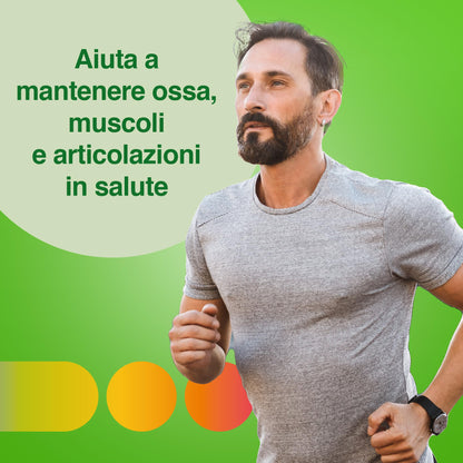 Multicentrum Movimento & Flessibilità, Integratore Alimentare con Boswellia, Vitamina C, D, K, e Omega3, formulato per Ossa, Muscoli e Funzionalità Articolare, Adulti, 30 capsule